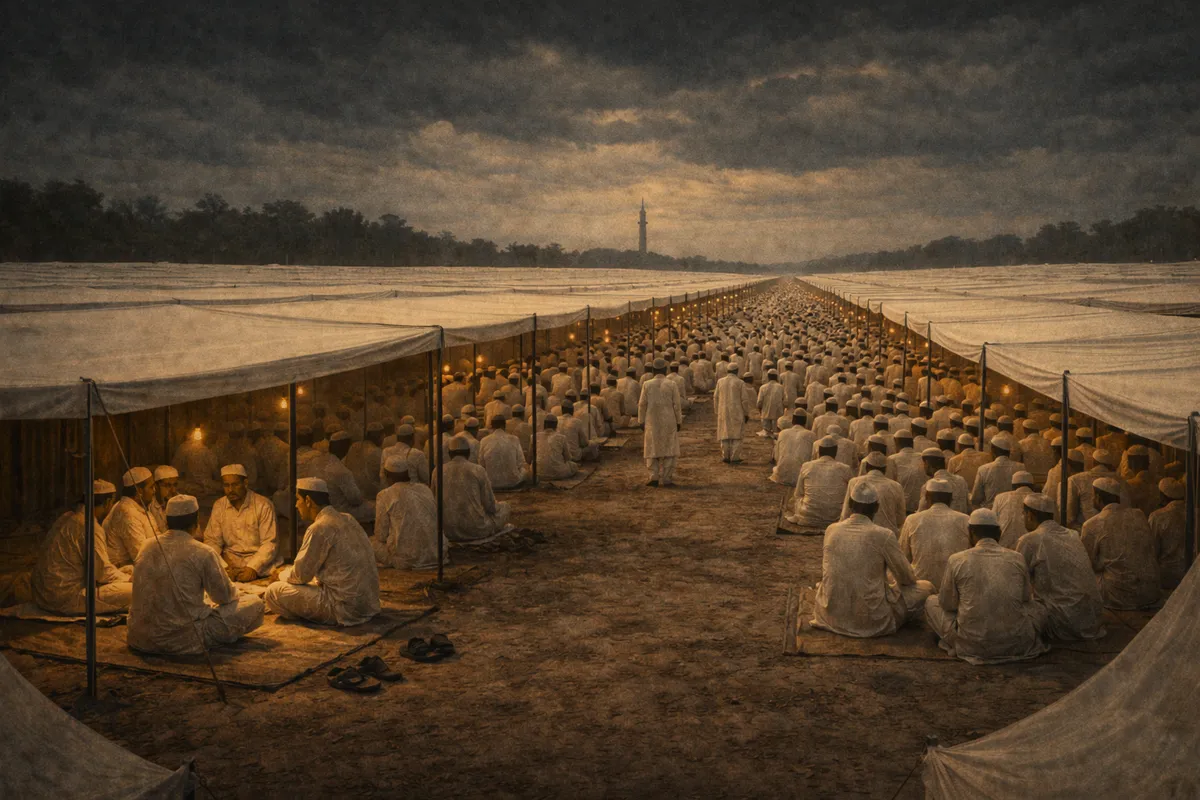 رائیونڈ اجتماع — خیموں کا سمندر